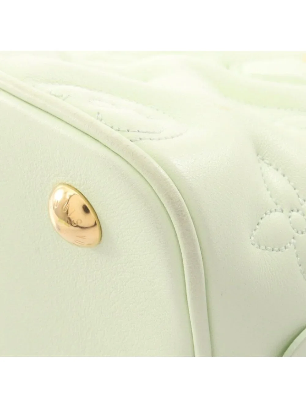 Louis Vuitton Alma Soft BB 2-Way Vert Leather Handbag